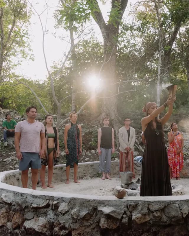 Temazcal ceremony