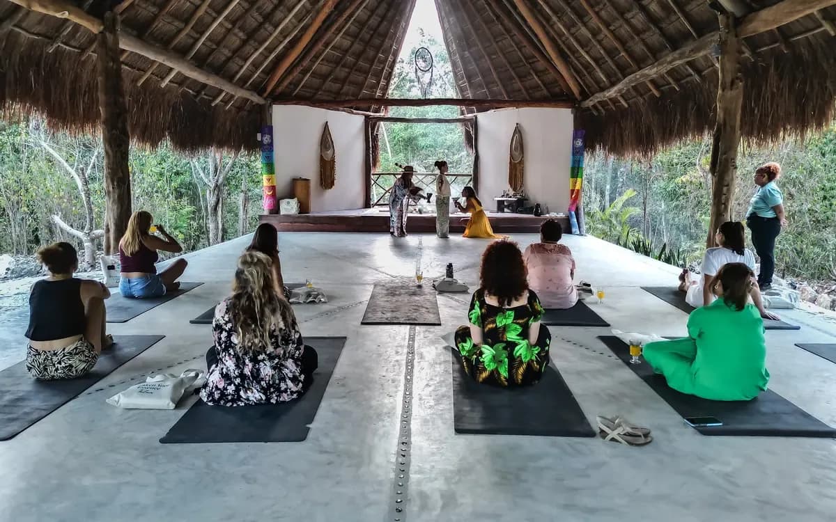 Pepem Holistic Retreats from above, Maya Jungle, Tulum (1)