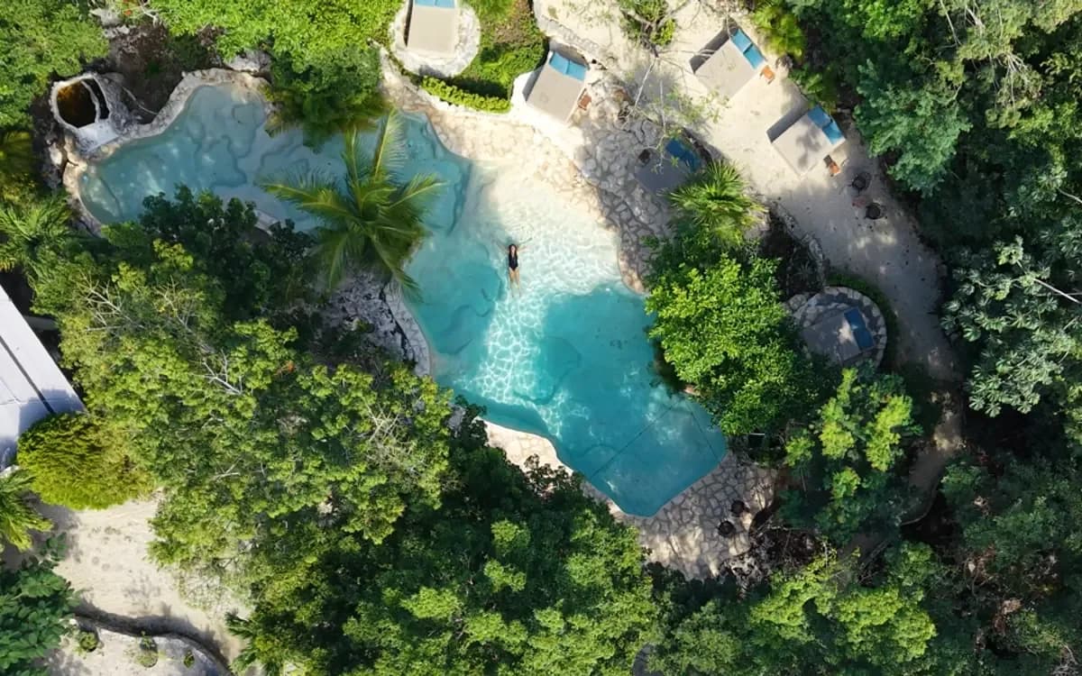 Pepem Holistic Retreats from above, Maya Jungle, Tulum (3)