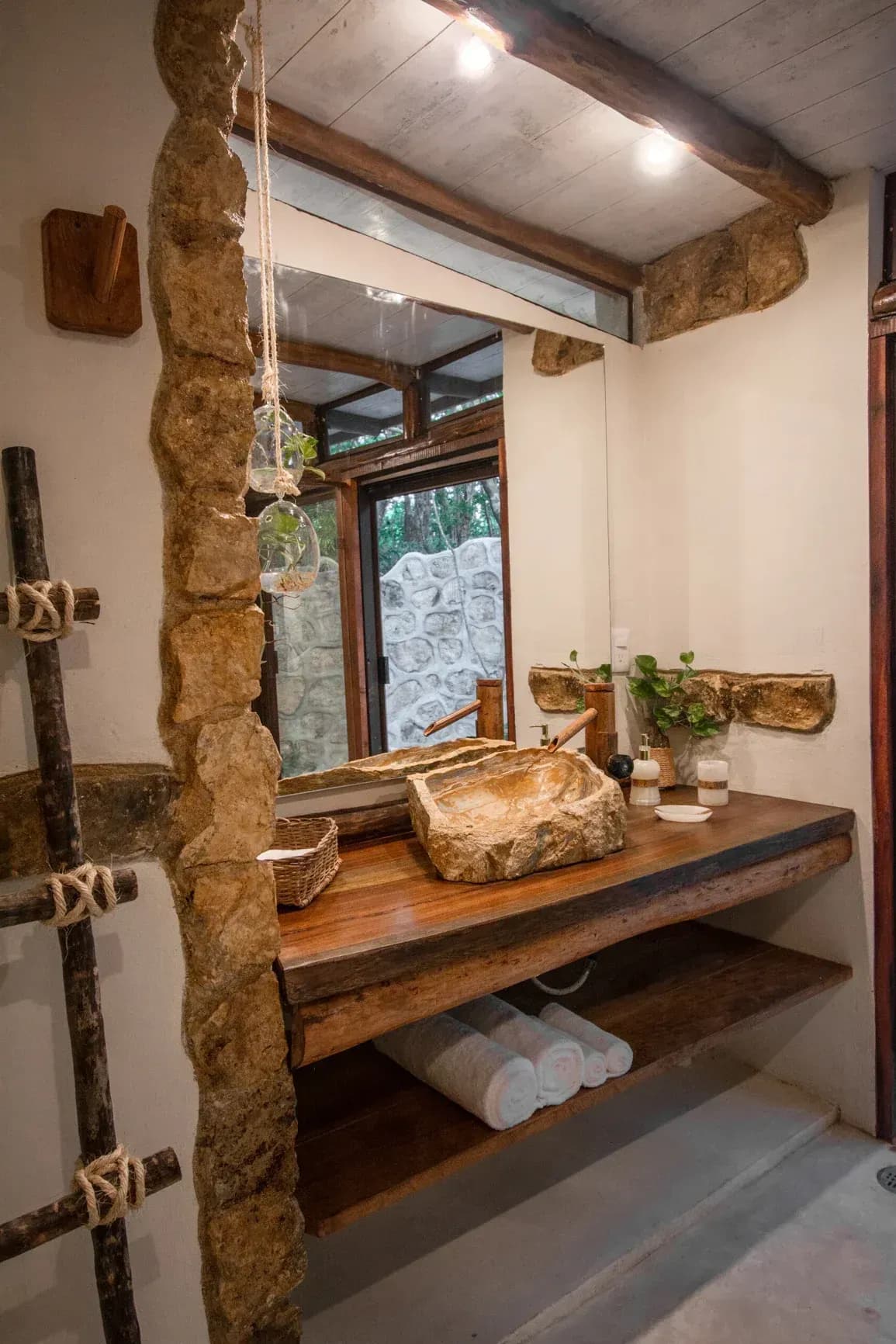 Jungle Villa Nah-Ha with a private cenote-water pool in front of the bedroom, Tulum (4)