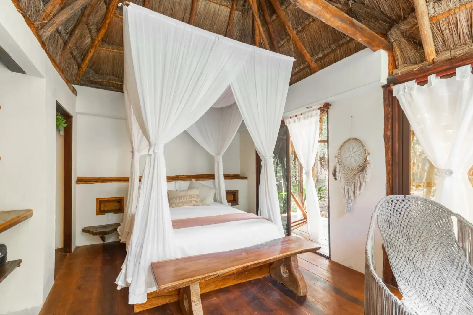Jungle Villa Nah-Ha with a private cenote-water pool in front of the bedroom, Tulum (5)