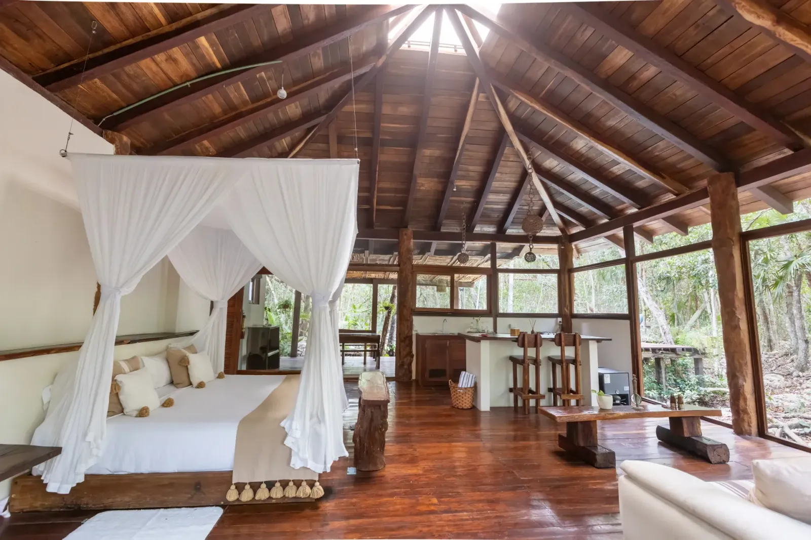 Jungle Villa Pepem with a private pool and a lookout over the jungle in Tulum (2)