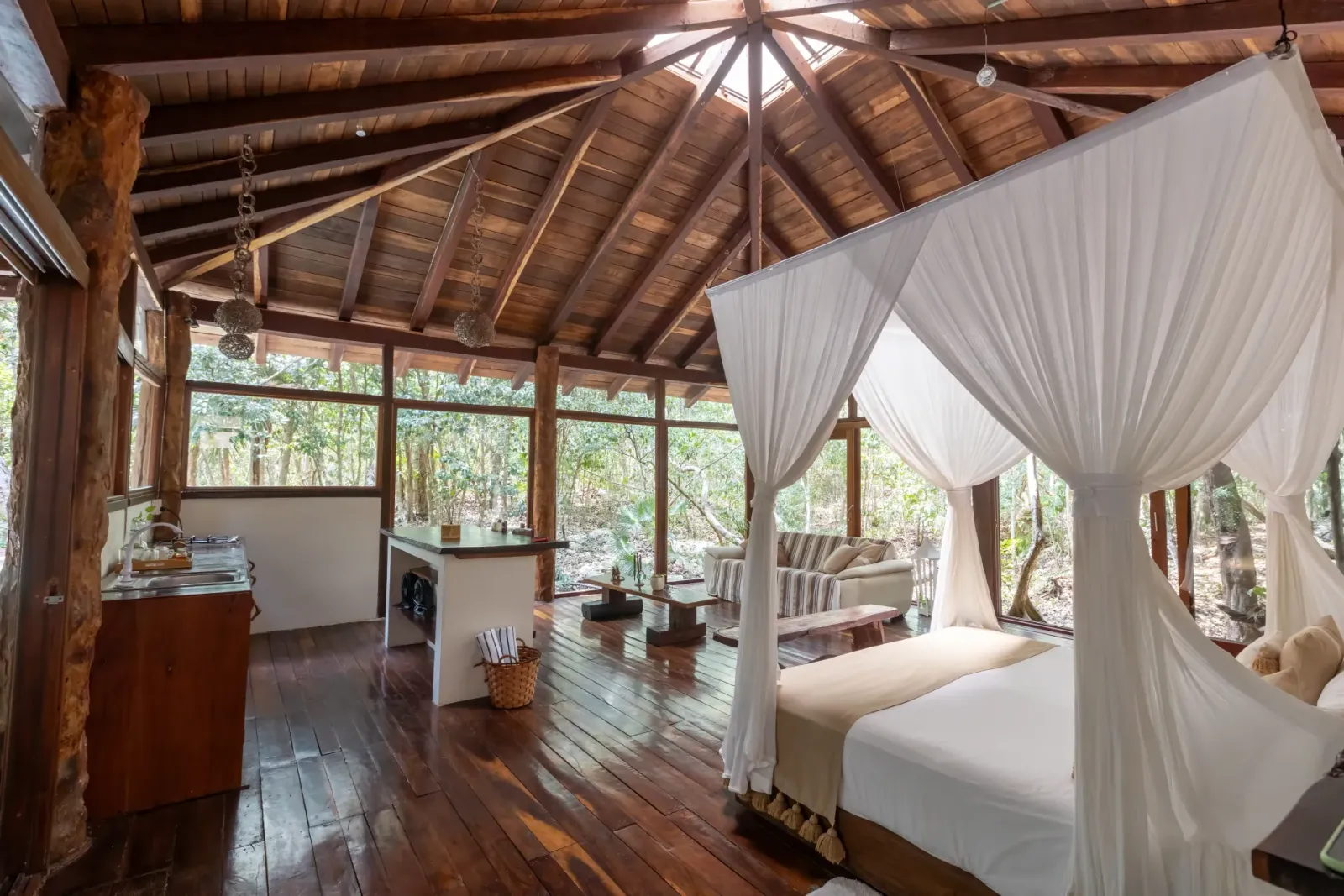 Jungle Villa Pepem with a private pool and a lookout over the jungle in Tulum (4)