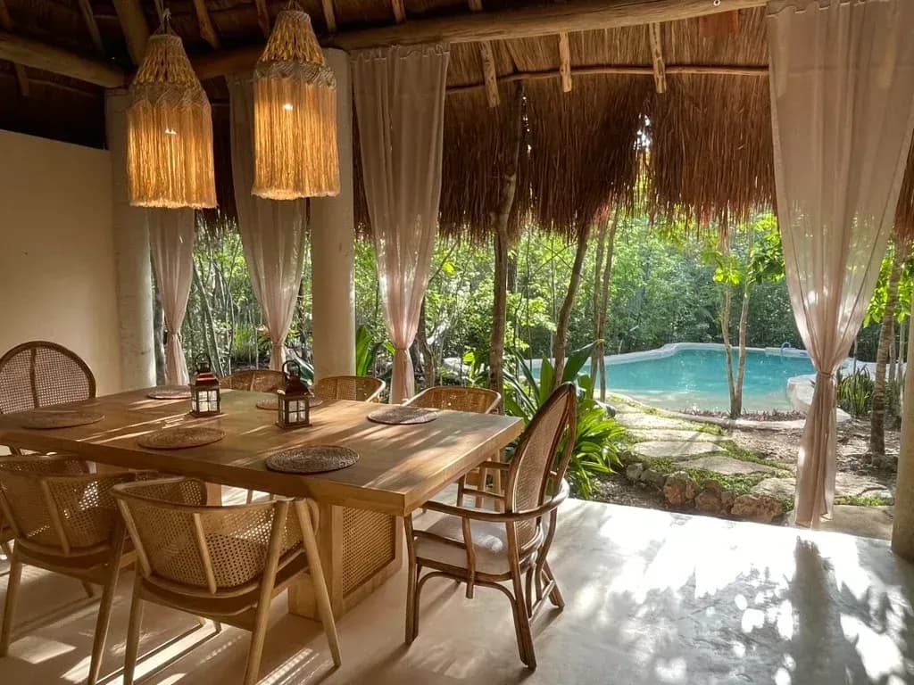 Casa Yaxché, private house with pool and equipped kitchen in the jungle of Tulum, Pepem (1)